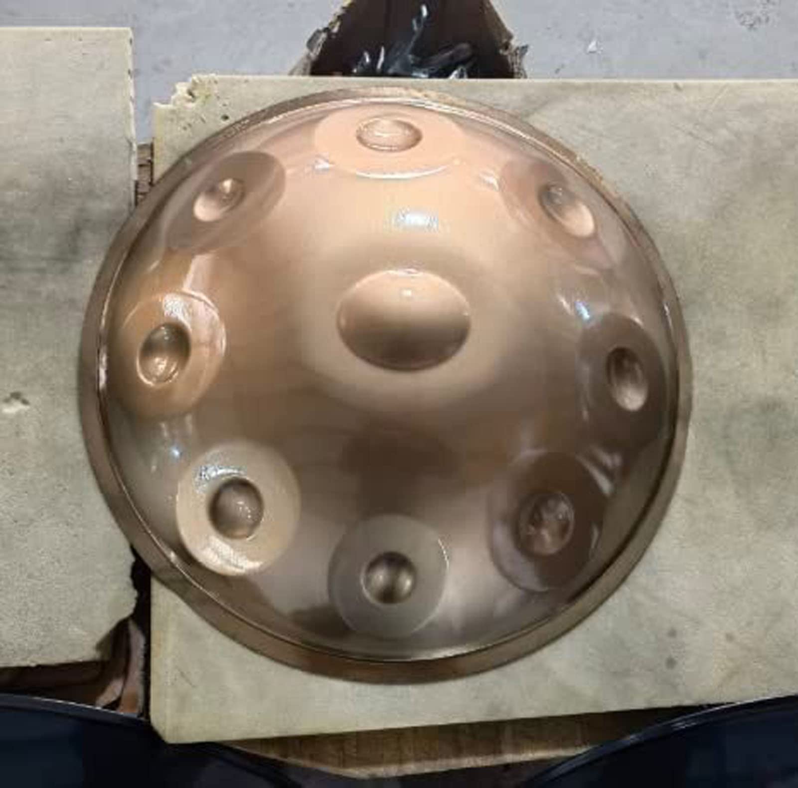 Amazon | 432 Hz ハンドパン スチールドラム 9 ノート 22 インチ D